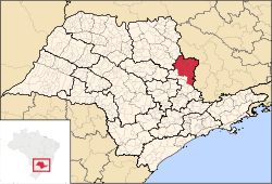 Région Microrégion de São João da Boa Vista