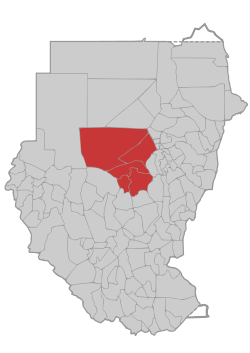 Localisation de l'État dans le Soudan