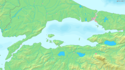 Carte de la mer de Marmara