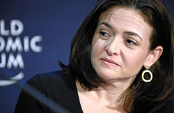 Sheryl Sandberg au Forum économique mondial, en 2011.
