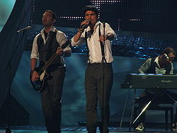 Simon Mathew, Denmark, Eurovision 2008, 2nd semifinal.jpg