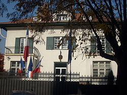 L'ambassade de France en Bulgarie, à Sofia