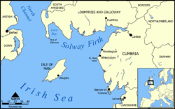 Carte du Solway Firth.