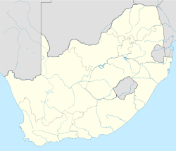 Géolocalisation sur la carte : Afrique du Sud