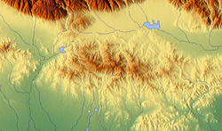 Carte topographique du massif.
