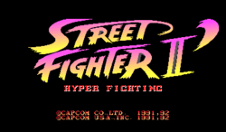 Logo de Street Fighter II': Hyper Fighting