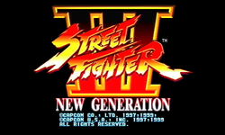 Logo de Street Fighter III: New Generation