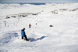 Piste de ski du mont Ben Lomond.