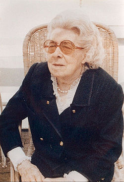 Suzanne Lilar dans les années 1980
