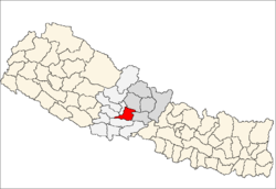 Localisation du district de Syangja