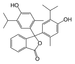 Forme acide de la thymolphtaléine