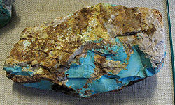 Turquoise et quartz- Arizona,États-Unis