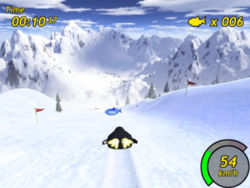 Capture d'écran de Tux Racer