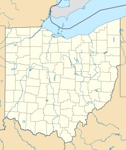 Géolocalisation sur la carte : Ohio