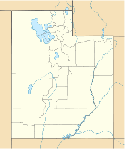 (Voir situation sur carte : Utah)