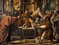V&A - Raphael, The Conversion of the Proconsul (1515).jpg