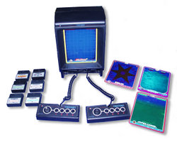 La vectrex et son set de jeu