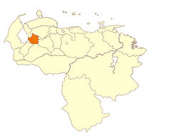 Localisation de l'État de Trujillo