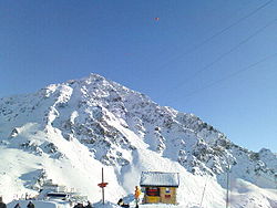 Vue du mont Gelé depuis Attelas 1.