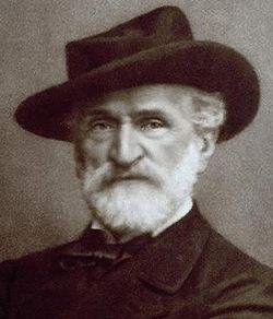 Giuseppe Verdi photographié par Giacomo Brogi