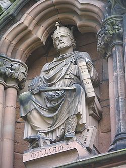Guillaume le Conquérant, Cathédrale de Lichfied, Angleterre.