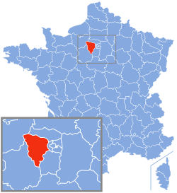Localisation des Yvelines