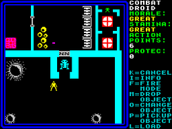 Image de Rebelstar sur ZX Spectrum.