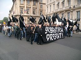 Photographie de la marche du Comité du 9-Mai de 2010.