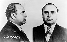 Photos prises lors de l'arrestation de Capone par la police de Chicago