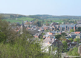 Beauraing, panorama sur la ville. - Photo: Jean-Pol Grandmont.