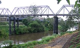 La Bremer et le pont de chemin de fer à Ipswich