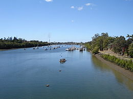 Le "Burnett River" près de son embouchure