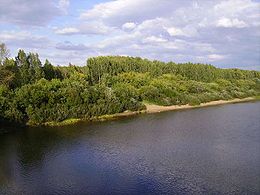 La rivière Tcheptsa près de Glazov