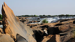 Vue générale des chutes.