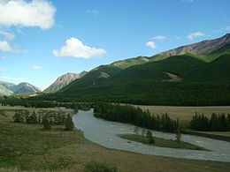 La Tchouïa dans les monts Altaï.