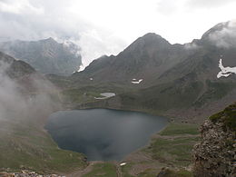 Lac d'Oncet depuis la montée au Pic du Midi de Bigorre