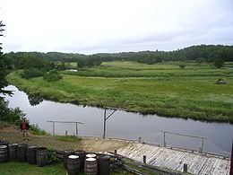La rivière du Nord au Village Historique Acadien.