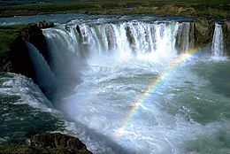 La cascade Goðafoss.