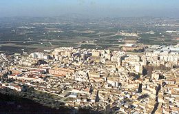Xàtiva, vue depuis le château