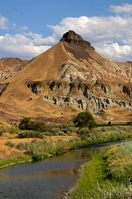 La John Day dans le John Day Fossil Beds National Monument