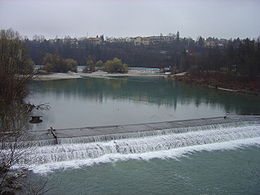 La rivière Save à Kranj.