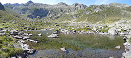 Lac de Liantran en août