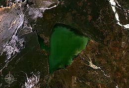Image satellite du lac Ihotry.