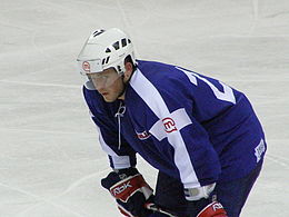 Accéder aux informations sur cette image nommée Latvia VS Slovenia at the IIHF World Hockey Championship 2008 - Damjan Dervarič.jpg.