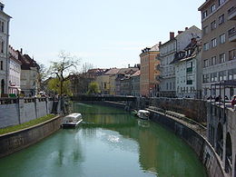 La Ljubljanica à Ljubljana.