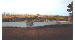 Point de vue du Loch Tulla en direction nord ouest vers le Black Mount Estate