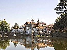 La Tâmega, lors de sa traversée de la paroisse de Madalena,dans la municipalité de Chaves.