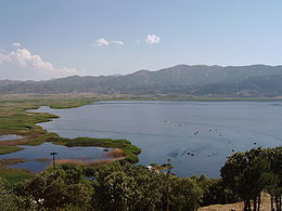 Le lac Zarivar près de Marivan dans l'ouest de l'Iran.