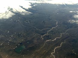 Markarfljót entre les glaciers Mýrdalsjökull et Tindfjallajökull