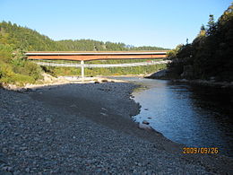 Pont Mitchell-Franklin dans le parc provincial du Sentier-Fundy